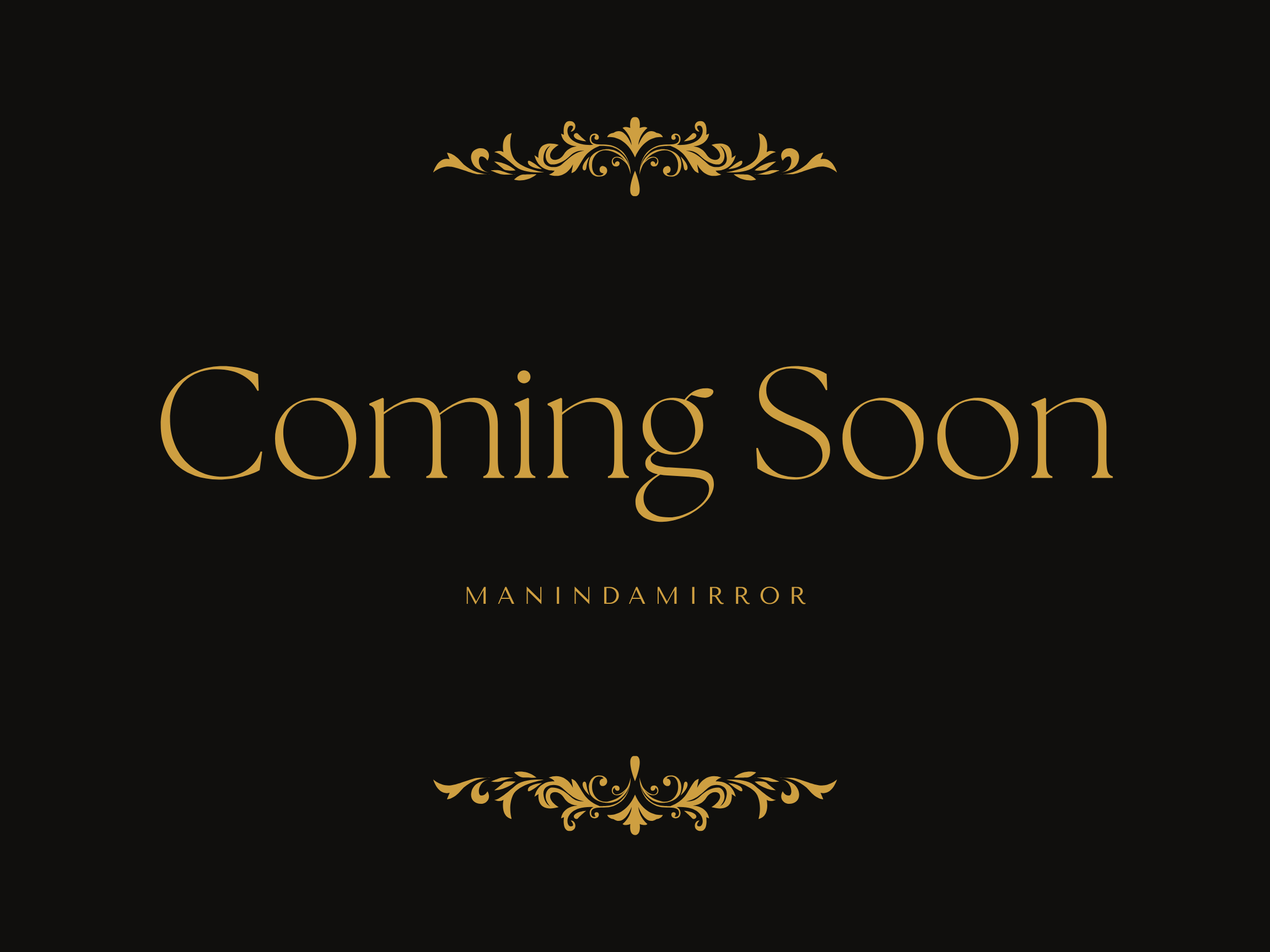 black and gold aesthetic minimalist coming soon poster